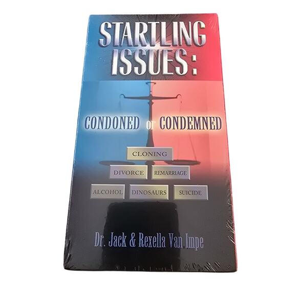 STARTLING ISSUES: CONDONED OR CONDEMNED, Cloning, Divorce, Remarriage VHS Sealed - Picture 1 of 3
